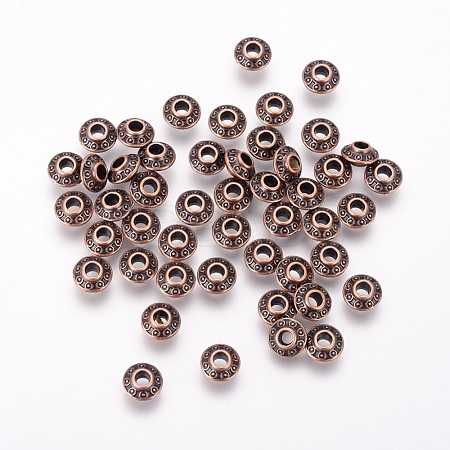 Tibetan Style Alloy Spacer Beads RLF0725Y-NF-1