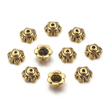 Tibetan Style Bead Caps GLF0571Y-1
