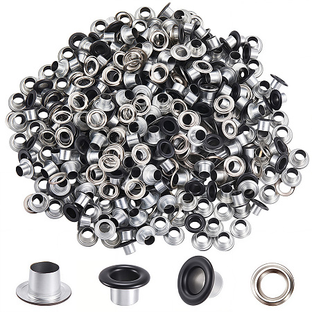 300 Sets Iron Grommet Eyelet Findings SCRA-GF0001-09A-1