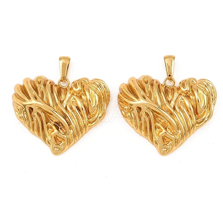 304 Stainless Steel Pendants STAS-P438-37D-G-1