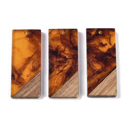 Resin & Wood Pendants WOOD-F015-09A-1