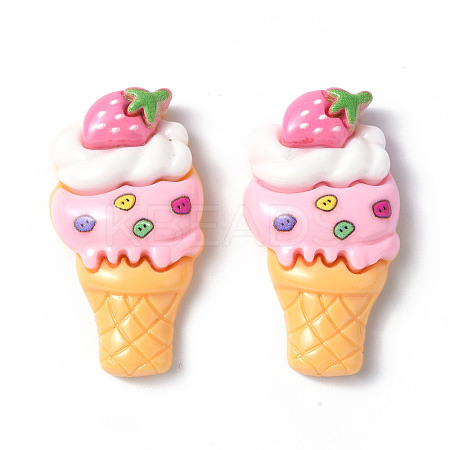 Opaque Resin Decoden Cabochons CRES-P023-07C-1