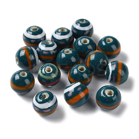 Handmade Porcelain Beads PORC-G011-02E-1
