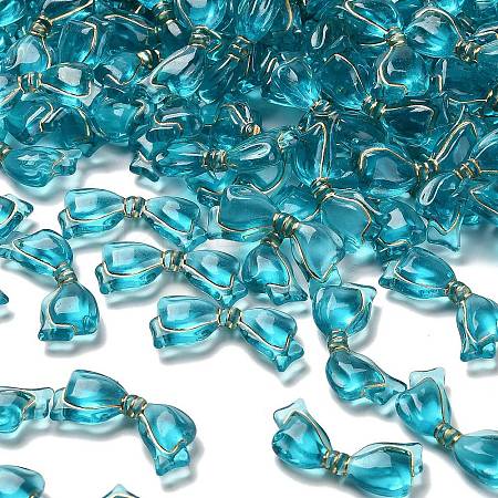 Transparent Acrylic Beads X-MACR-K359-40F-1