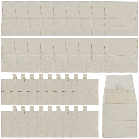 20Pcs Microfiber Jewelry Envelope Pouches ABAG-SP0001-47C-1