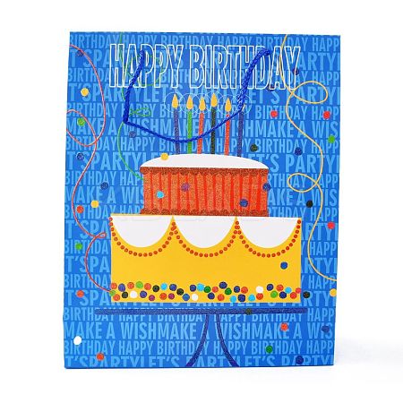 Birthday Theme Rectangle Paper Bags CARB-E004-03D-1