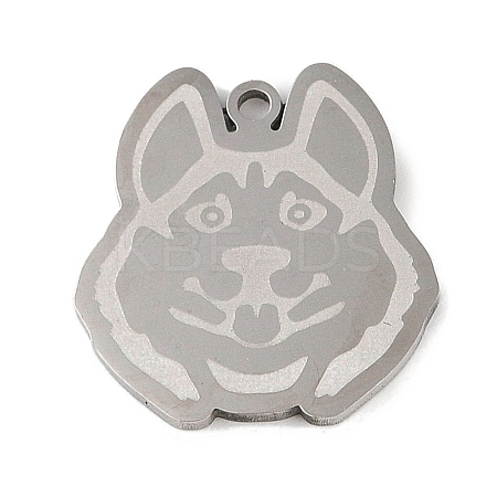 Non-Tarnish 201 Stainless Steel Pendants STAS-C095-41P-1