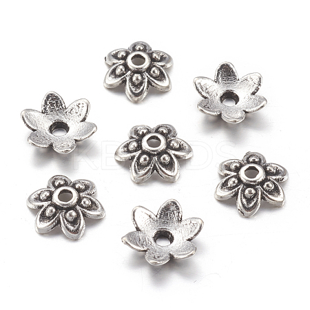 Tibetan Style Alloy Bead Caps LS-LF0626Y-1