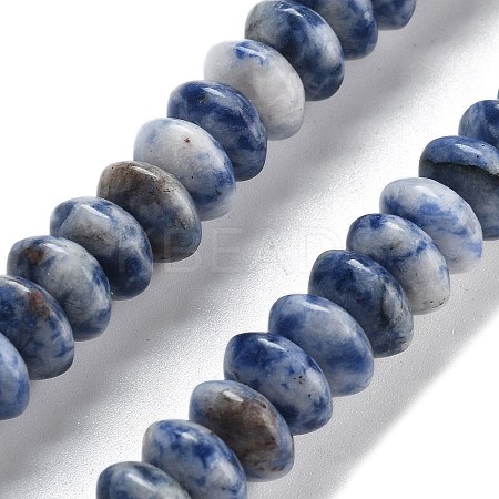 Natural Blue Spot Jasper Beads Strands G-P559-A15-02-1