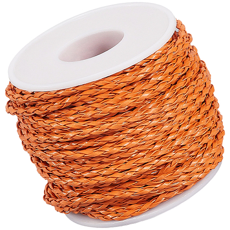 19M Braided Imitation Leather Cords LC-CL0001-02C-1