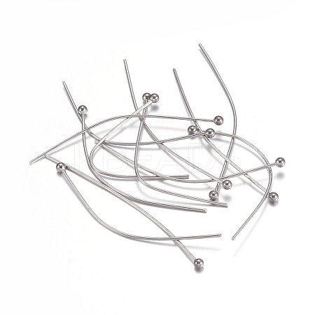 Non-Tarnish 304 Stainless Steel Ball Head Pins LS-S-STAS-O105-04-0.6x40-1