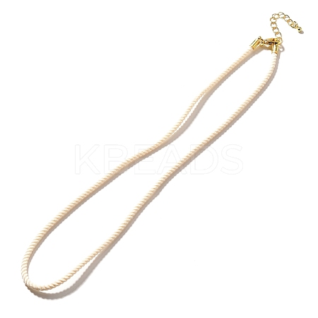 Nylon Milan Cord Necklace Making MAK-M028-01G-23-1
