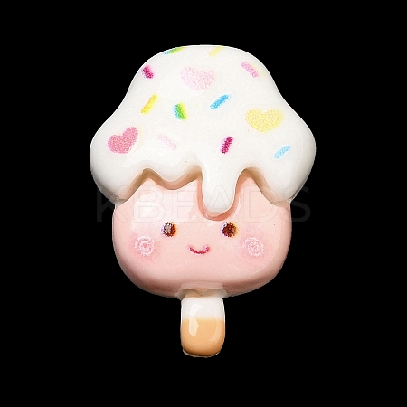 Cartoon Opaque Resin Cabochons RESI-I055-03C-1