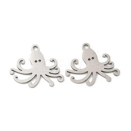 201 Stainless Steel Pendants STAS-P428-04C-P-1