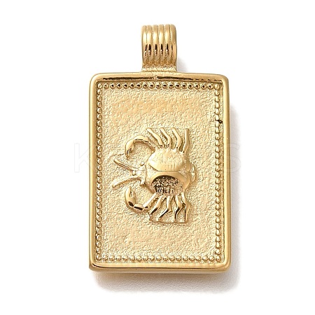 PVD Vacuum Plating 304 Stainless Steel Pendants STAS-S148-31D-G-1