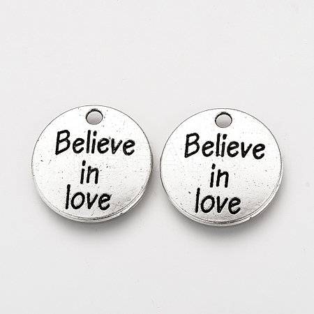 Tibetan Style Alloy Pendants TIBEP-Q078-17AS-RS-1