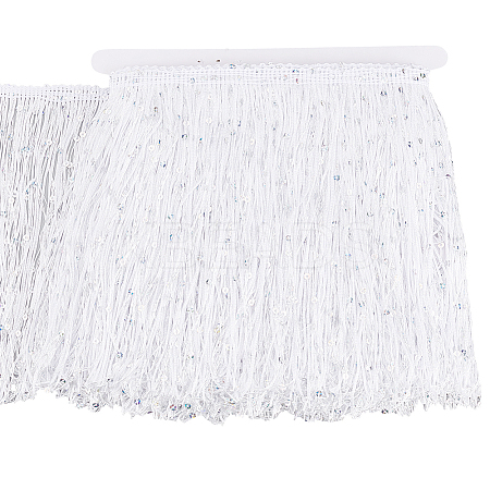 5M Sparkle Polyester Tassel Lace Trim OCOR-OC0001-38A-1