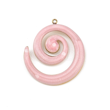 304 Stainless Steel Enamel Pendants STAS-Z172-03G-02B-1