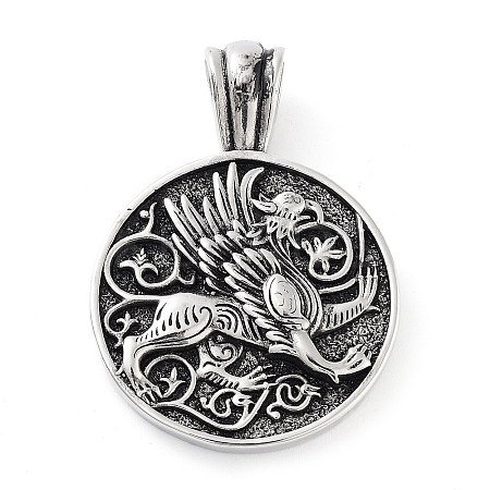 304 Stainless Steel Pendants STAS-R225-06AS-1
