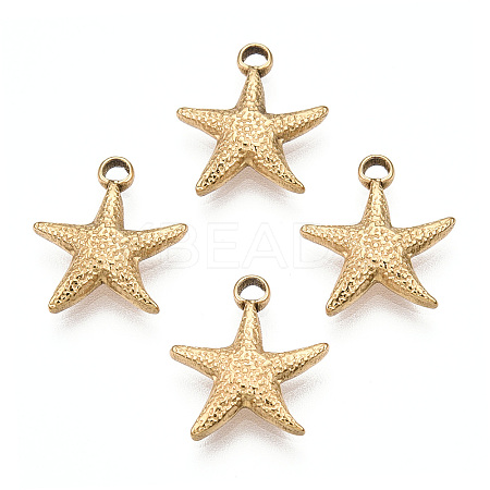 Ion Plating(IP) 304 Stainless Steel Pendants STAS-I197-012G-1