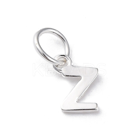 925 Sterling Silver Letter Charms LS-STER-C012-01S-Z-1