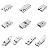 Rectangle 304 Stainless Steel Watch Band Clasps STAS-UN0009-57P-1