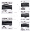 5Pcs Pure Silk Cord OCOR-BBC0001-03B-7