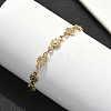 304 Stainless Steel Link Bracelets BJEW-Z132-02G-1