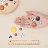20pcs 10 sizes Resin Cabochons CRES-SC0001-86-3