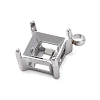 304 Stainless Steel Rhinestone Claw Settings LS-STAS-U042-03B-P-2