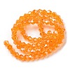 Transparent Electroplate Glass Beads Strands EGLA-A039-T2mm-A23-2