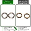 Brass Saw Cut Open Jump Rings KK-G514-01L-B-2