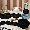Cotton Pleated Lace Trim Ribbon OCOR-WH0097-25C-5
