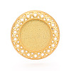 Adjustable Alloy & Iron Bezel Cup Ring Base with Rotatable Tray MAK-T012-05G-2
