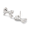 Rack Plating Brass Stud Earring EJEW-C081-29P-2