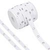 20 Yardcs Cotton Ribbon with Stainless Steel Eyelets OCOR-BC0009-65B-02-1