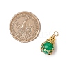 Dyed Natural White Jade Pendants PALLOY-JF03396-05-2