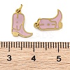 Ion Plating(IP) 304 Stainless Steel Enamel Charms X-STAS-Z104-05G-3
