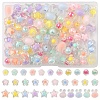 60G 6 Styles Transparent Acrylic Beads Sets TACR-YW0002-51-1