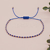 Glass Seed Beads Braided Bead Bracelets MT5795-7-1