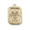 Brass Micro Pave Cubic Zirconia Pendants LS-KK-D283-30G-01-1