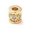 Brass Cubic Zirconia Beads KK-M233-56G-1