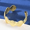 Brass Cuff Bangles for Women LS-BJEW-C112-08G-2