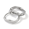 Non-Tarnish 316 Surgical Stainless Steel Hoop Earrings EJEW-P274-08P-2