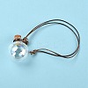 Round Glass Cork Bottles Ornament LS-GLAA-D002-06-2
