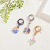 Alloy Keychain Clasp Findings KEYC-OC0001-002-2