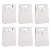 Rectangle Paper Gift Bags CARB-WH0017-14B-04-1