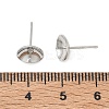 Brass Stud Earring Findings KK-A300-29C-P-3