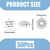 50Pcs Tibetan Style Alloy Pendants TIBE-SC0002-28-2