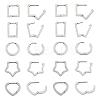 304 Stainless Steel Huggie Hoop Earrings EJEW-UN0001-36P-1